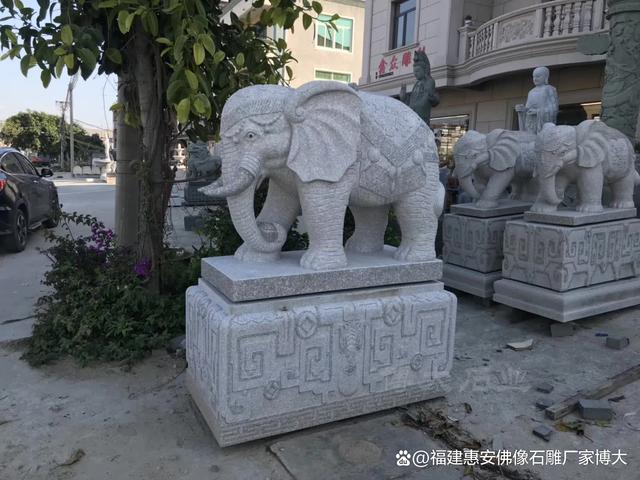 别墅石雕大象：如何摆放才能彰显主人品味（多图欣赏）(图6)