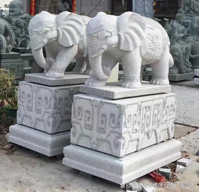 别墅石雕大象：如何摆放才能彰显主人品味（多图欣赏）(图5)