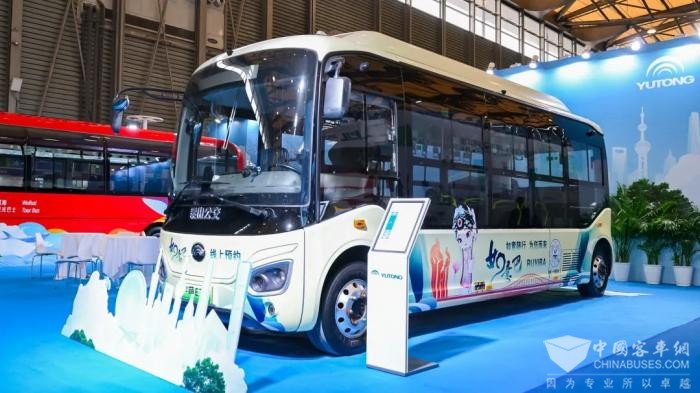宇悦E10领衔宇通闪耀2024上海国际客车展(图8)