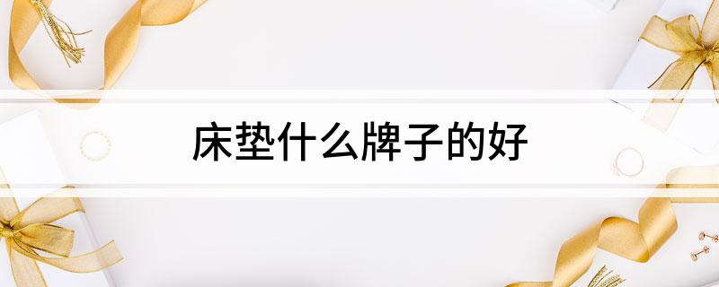 床垫什么牌子的好(图1)