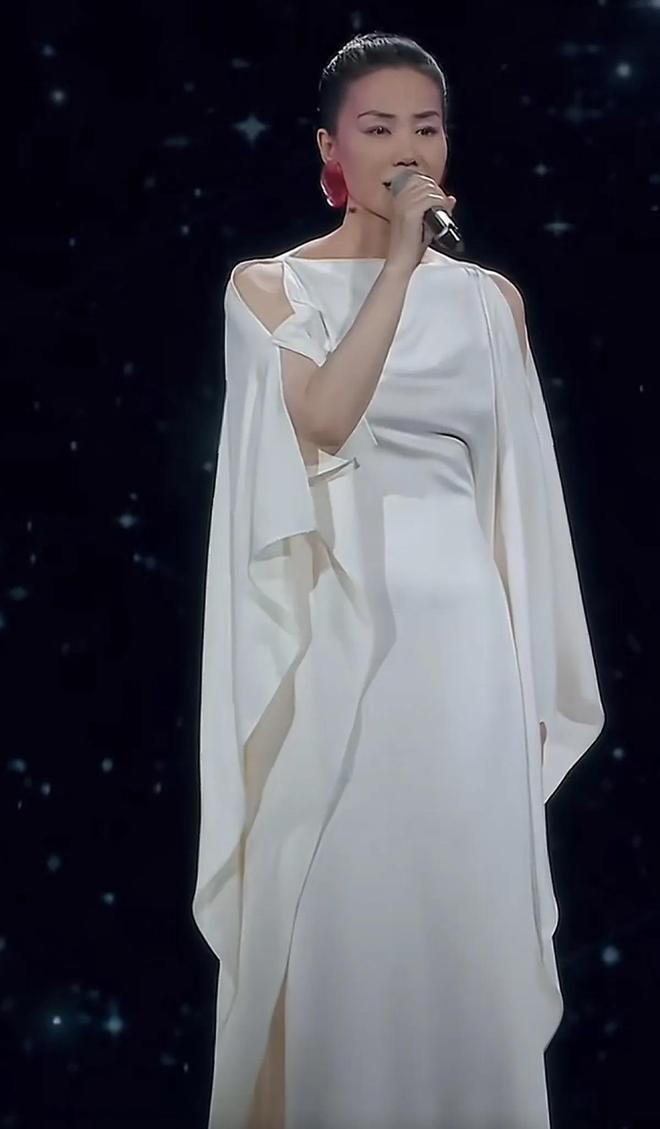 王菲春晚所穿高跟鞋曝光粗跟像10厘米彩排服和演出服风格不同(图2)