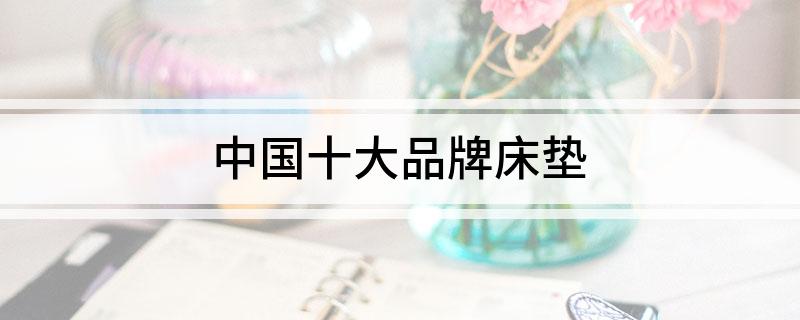 中国十大品牌床垫(图1)